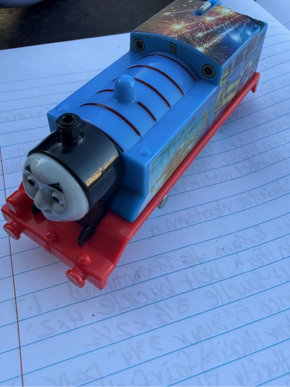Thomas & Friends Thomas tank Engine motorized Train W/ cargo car 2006